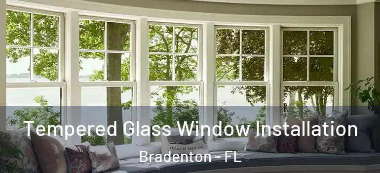  Tempered Glass Window Installation Bradenton - FL